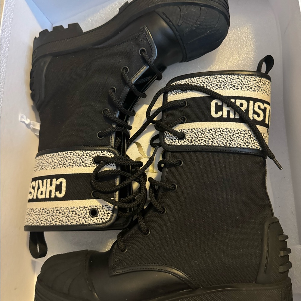 Christian Dior D-MAJOR ANKLE BOOT size 37 black - Picture 9 of 12